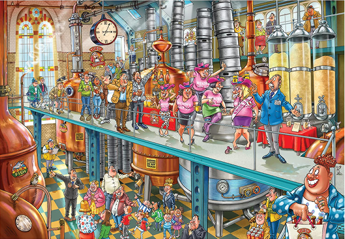 Wasgij Mystery 21: Trouble Brewing! Humor Jigsaw Puzzle