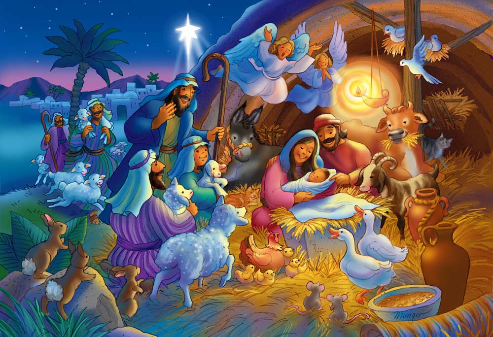 Heavenly Night Religious Jigsaw Puzzle