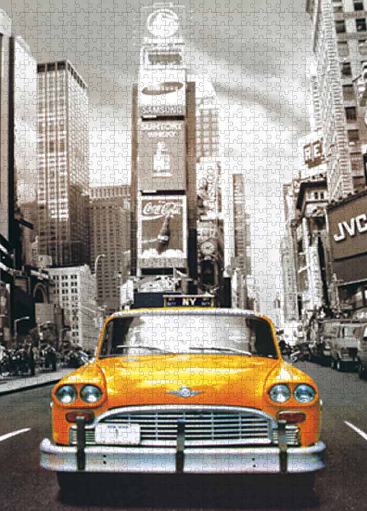 Times Square Car Jigsaw Puzzle