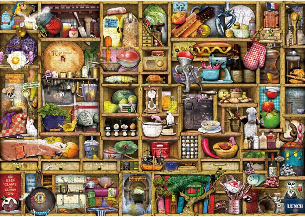 Kitchen Cupboard Collage Jigsaw Puzzle