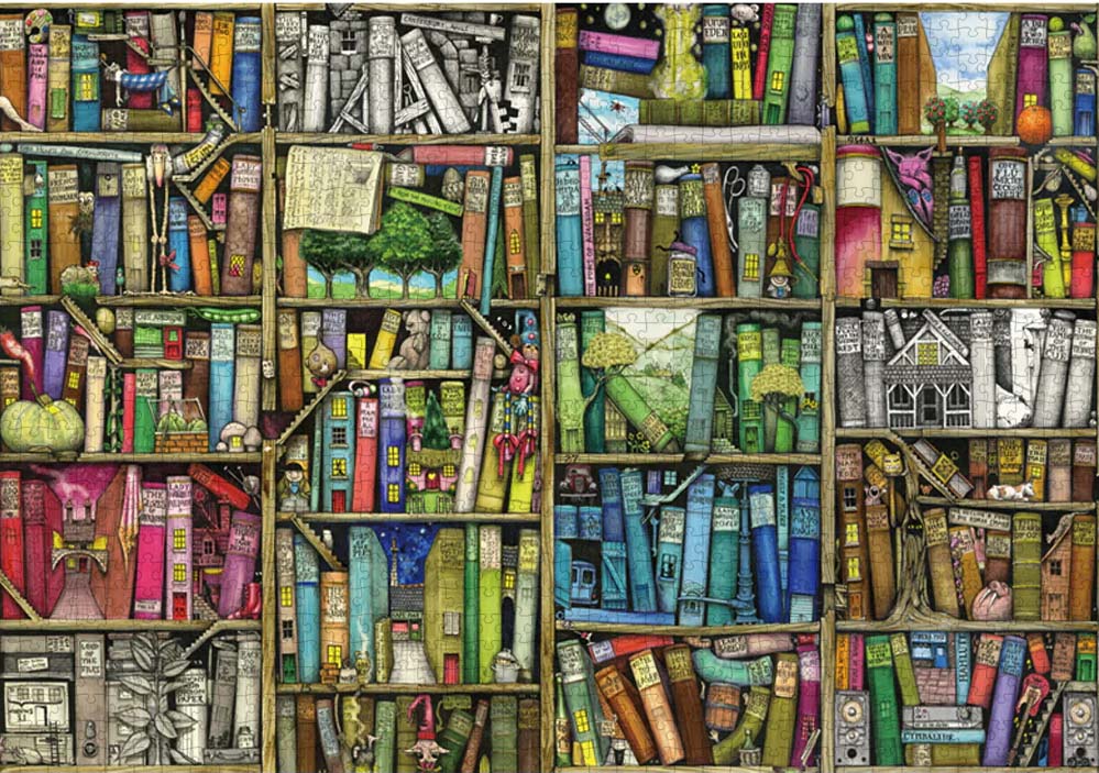 Book Shelf Books & Reading Jigsaw Puzzle
