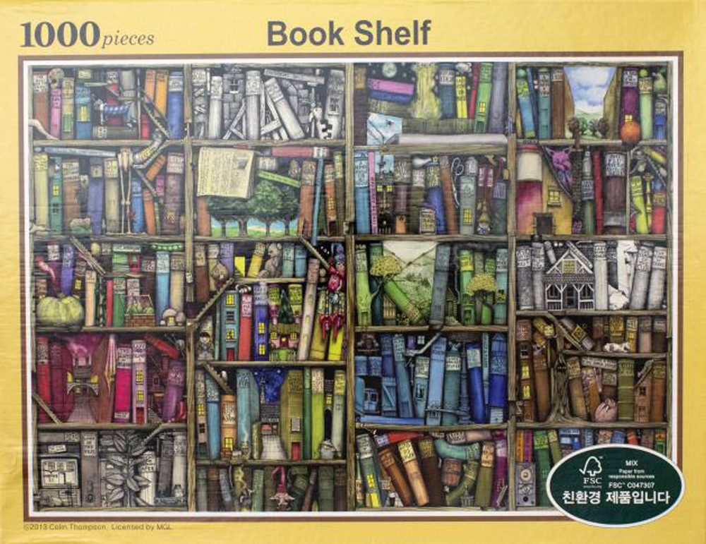 Book Shelf Books & Reading Jigsaw Puzzle