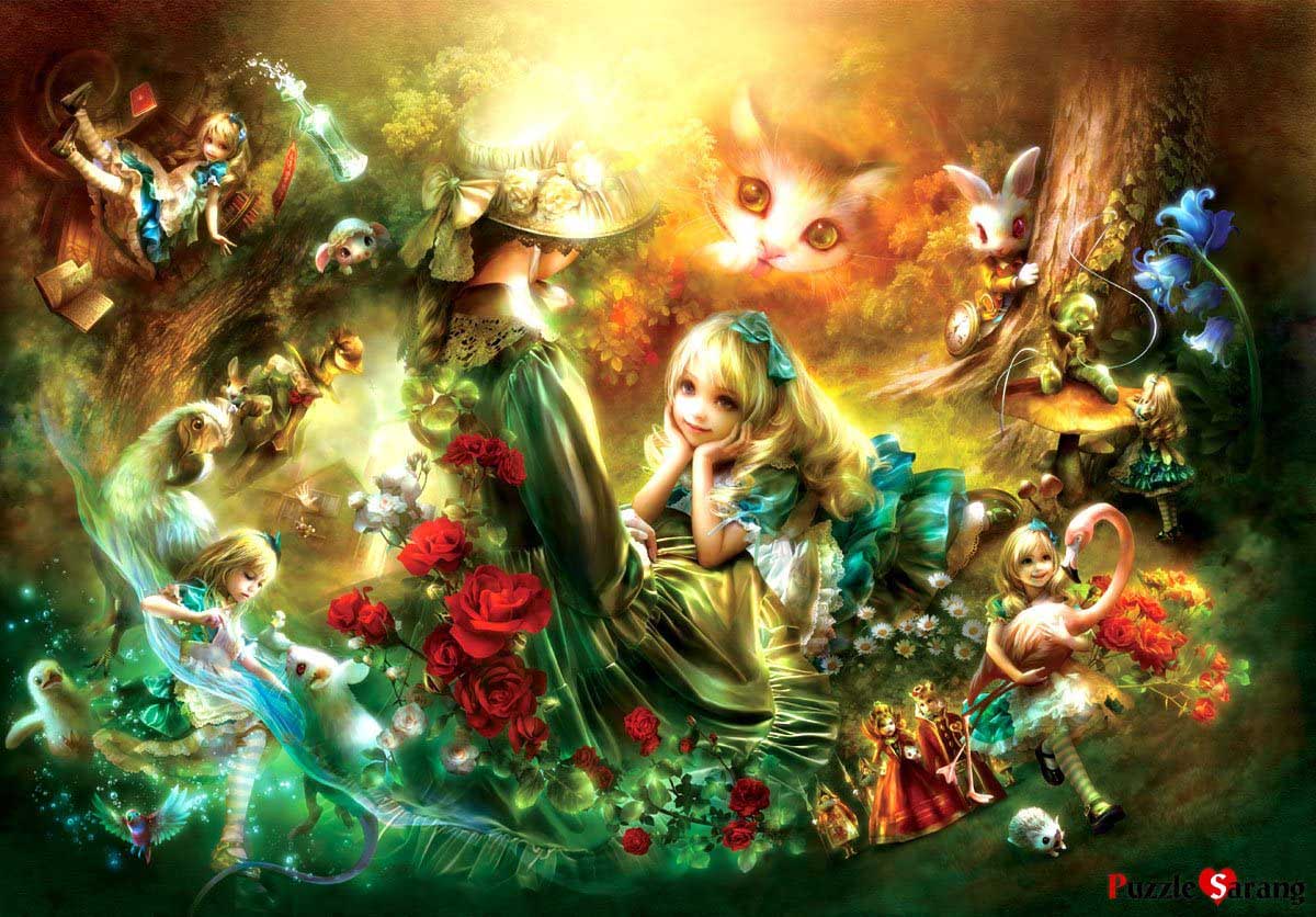 Alice In Wonderland Fantasy Jigsaw Puzzle
