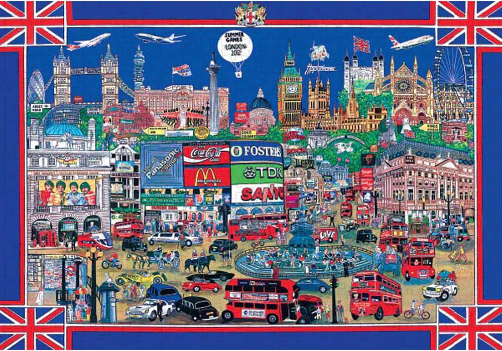 City Night London London & United Kingdom Jigsaw Puzzle