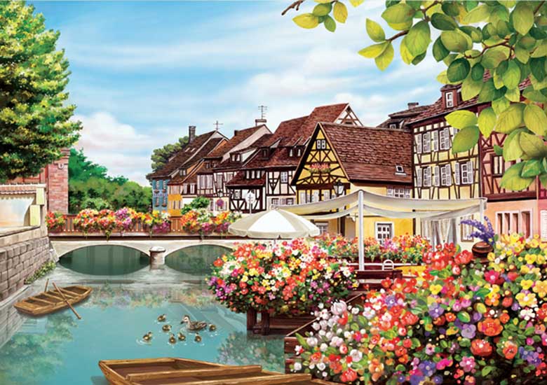Colmar Paris & France Jigsaw Puzzle