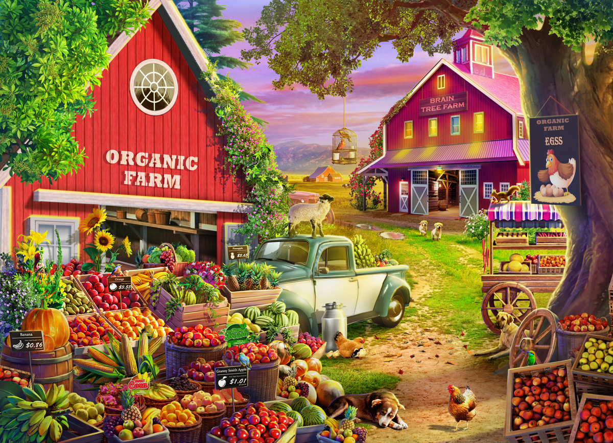 Organic Farm - Scratch and Dent Farm Jigsaw Puzzle