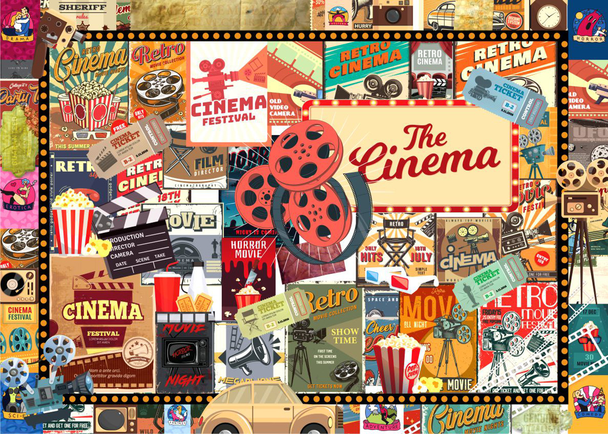 Movie Buff - Scratch and Dent Movies & TV Jigsaw Puzzle