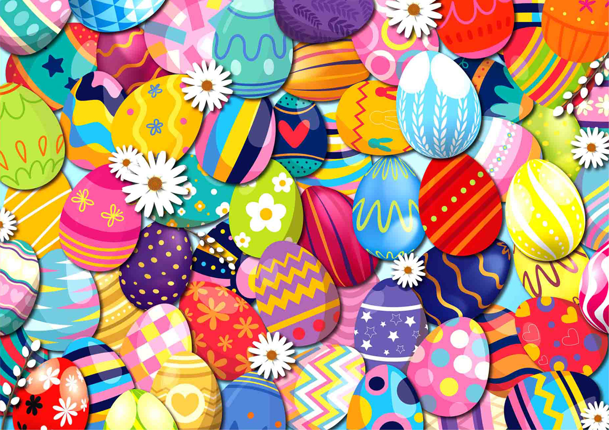 Candy Egg Easter Jigsaw Puzzle