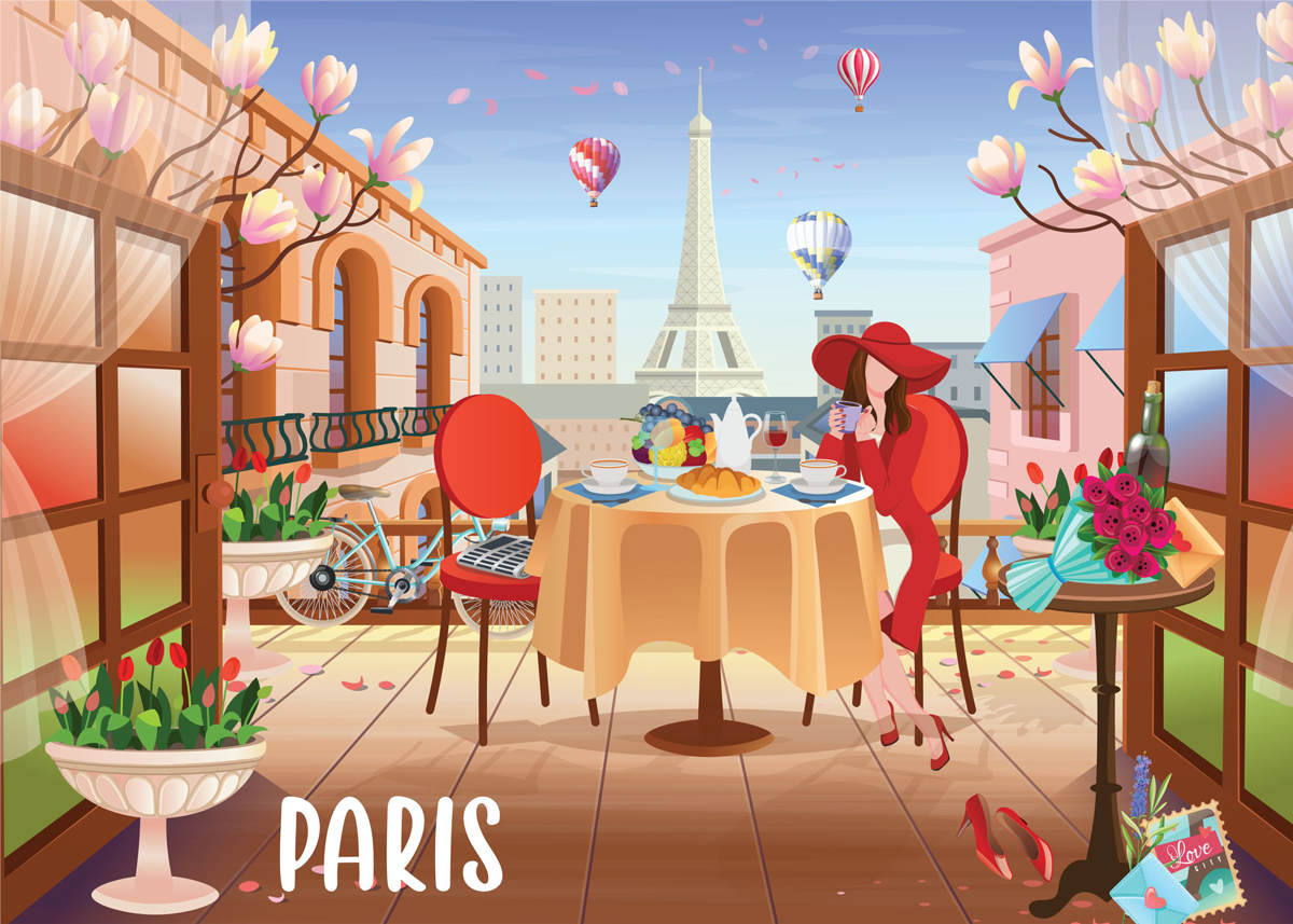 Paris Love Paris & France Jigsaw Puzzle