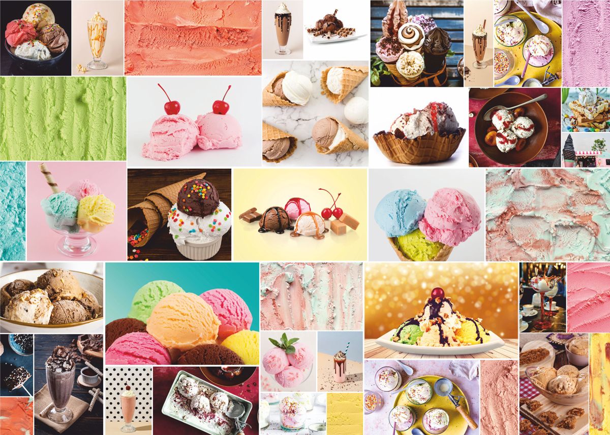 Cool Ice Cream Food and Drink Jigsaw Puzzle
