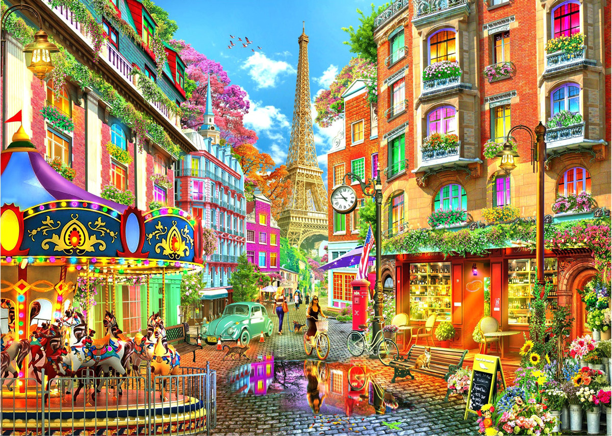 Paris Eiffel Paris & France Jigsaw Puzzle