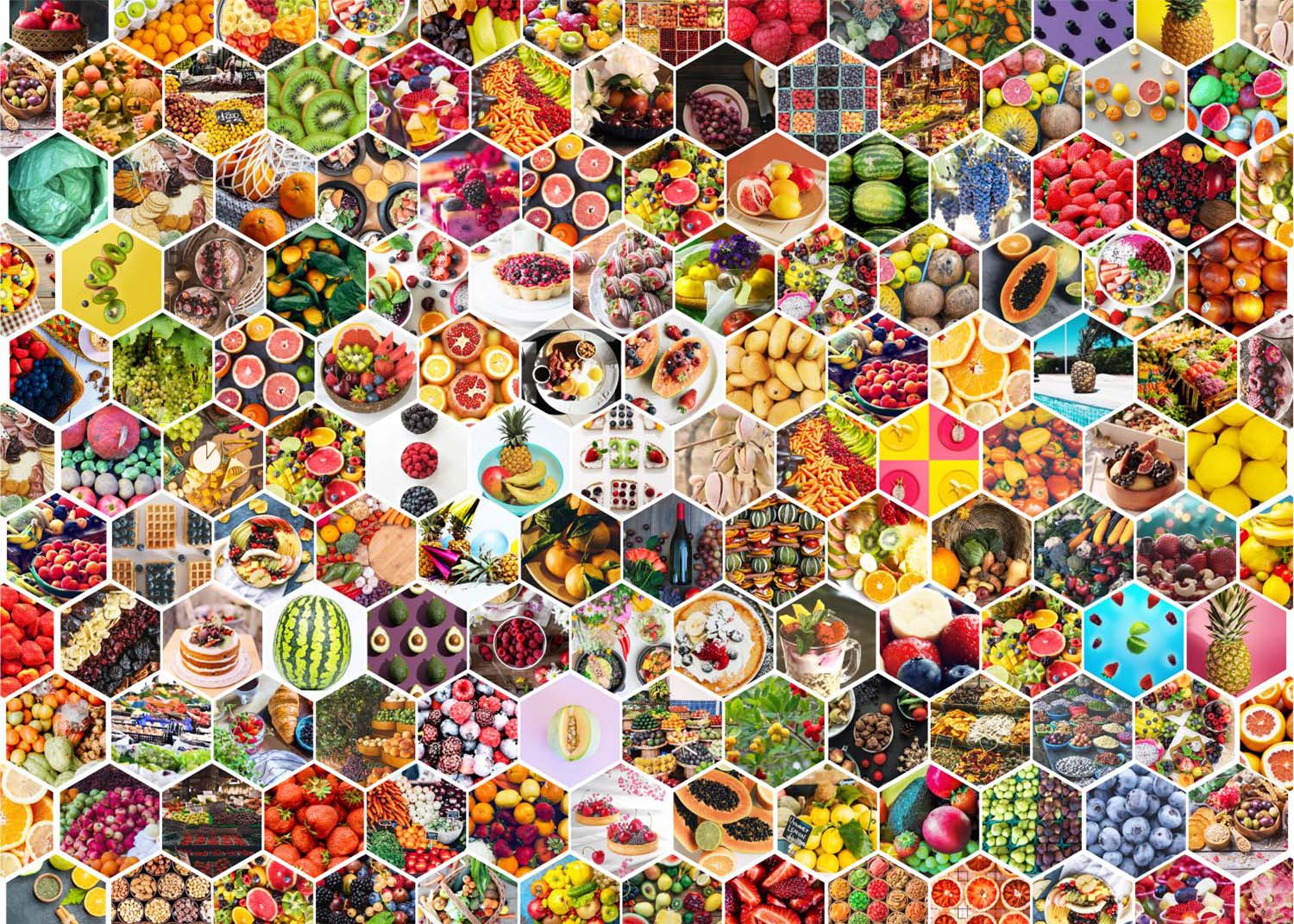 Seamless Fruits - <strong>Premium Puzzle!</strong> Food and Drink Jigsaw Puzzle