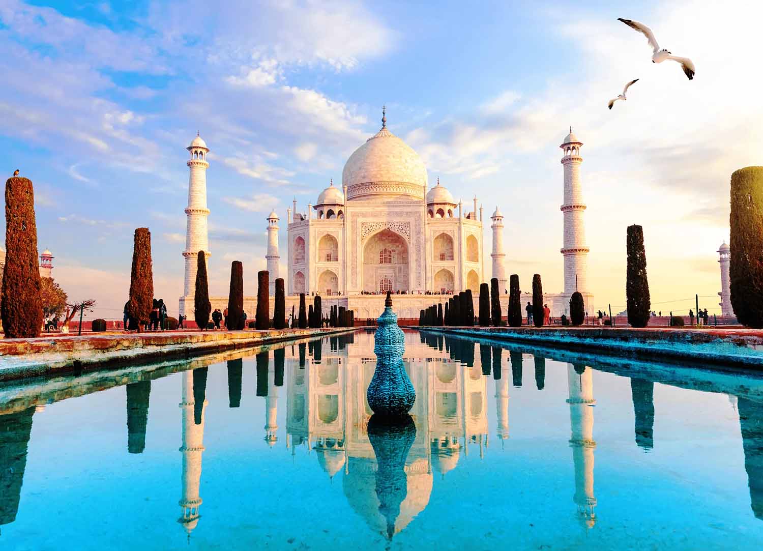 Taj Mahal - <strong>Premium Puzzle!</strong> Travel Jigsaw Puzzle