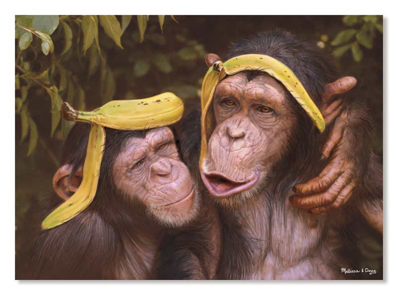 Cheeky Chimps, 60 Pieces, Melissa and Doug | Puzzle Warehouse