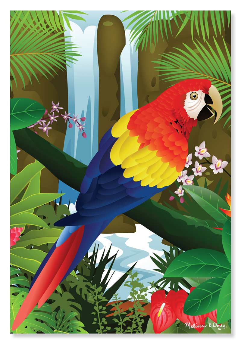 Tropical Parrot Jigsaw Puzzle