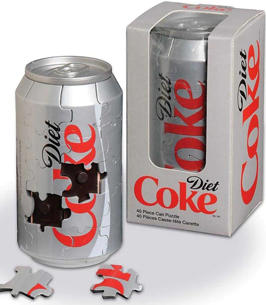Diet Coke 3-D Can Food and Drink Jigsaw Puzzle