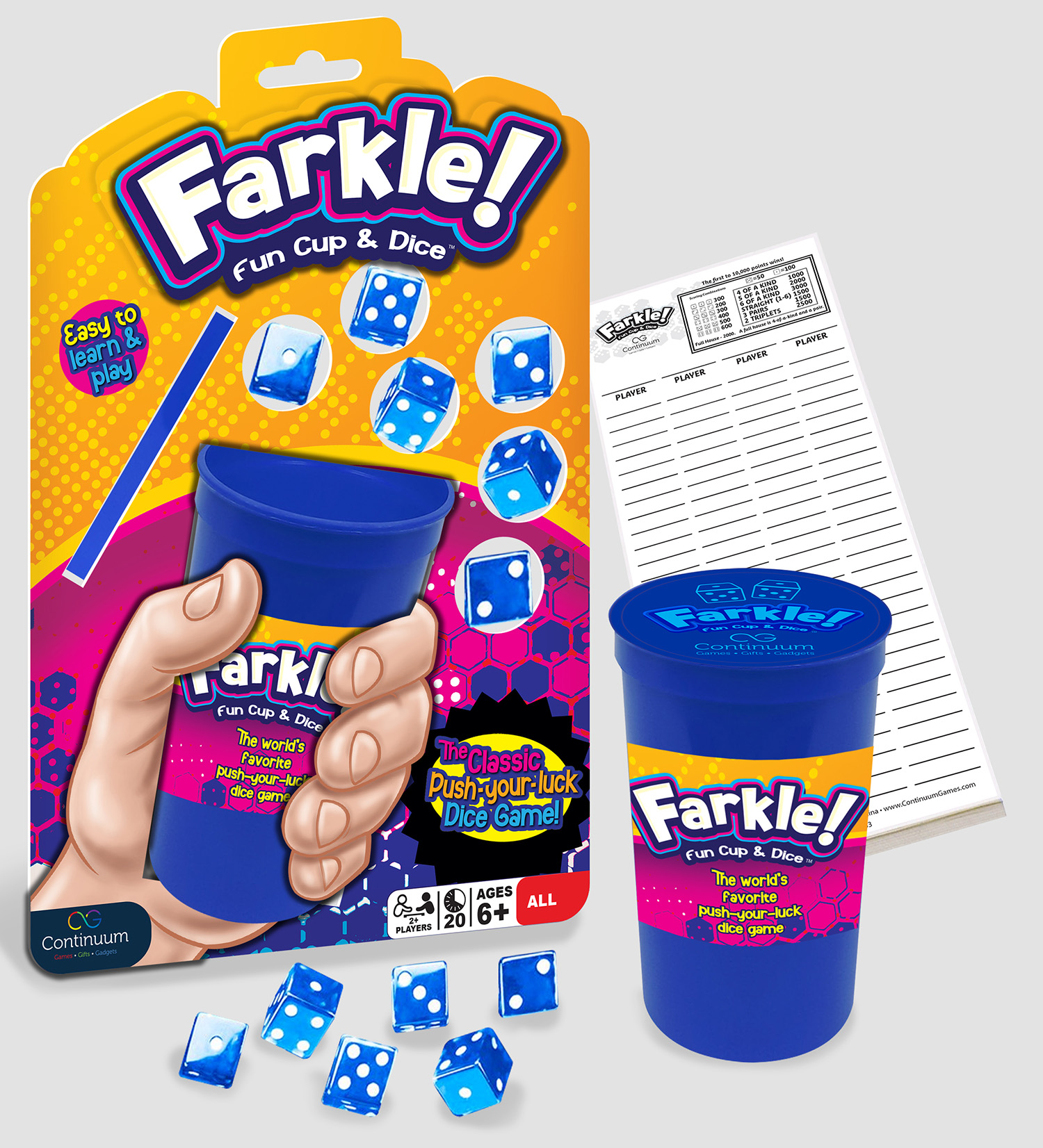 Farkle! Fun Cup & Dice