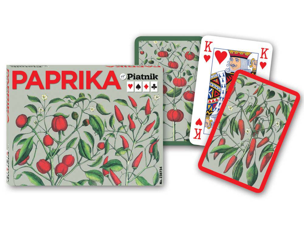 Double deck play.cards. Paprika