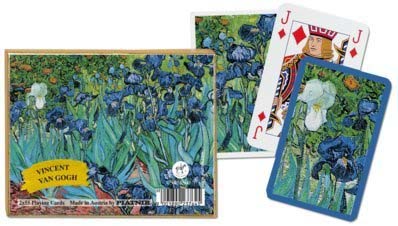 Double deck play.cards.V.G. Irises Jumbo Index