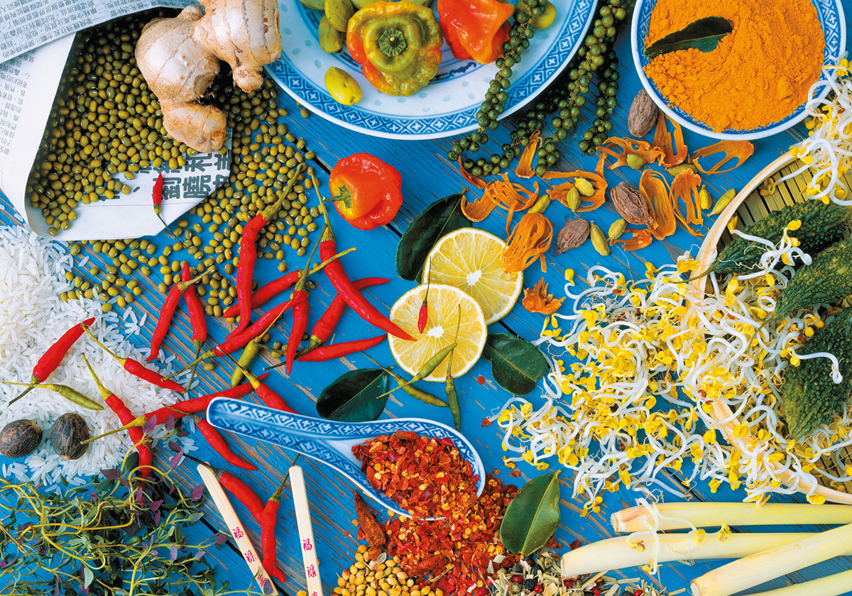 Asian Spices - Scratch and Dent Food and Drink Jigsaw Puzzle