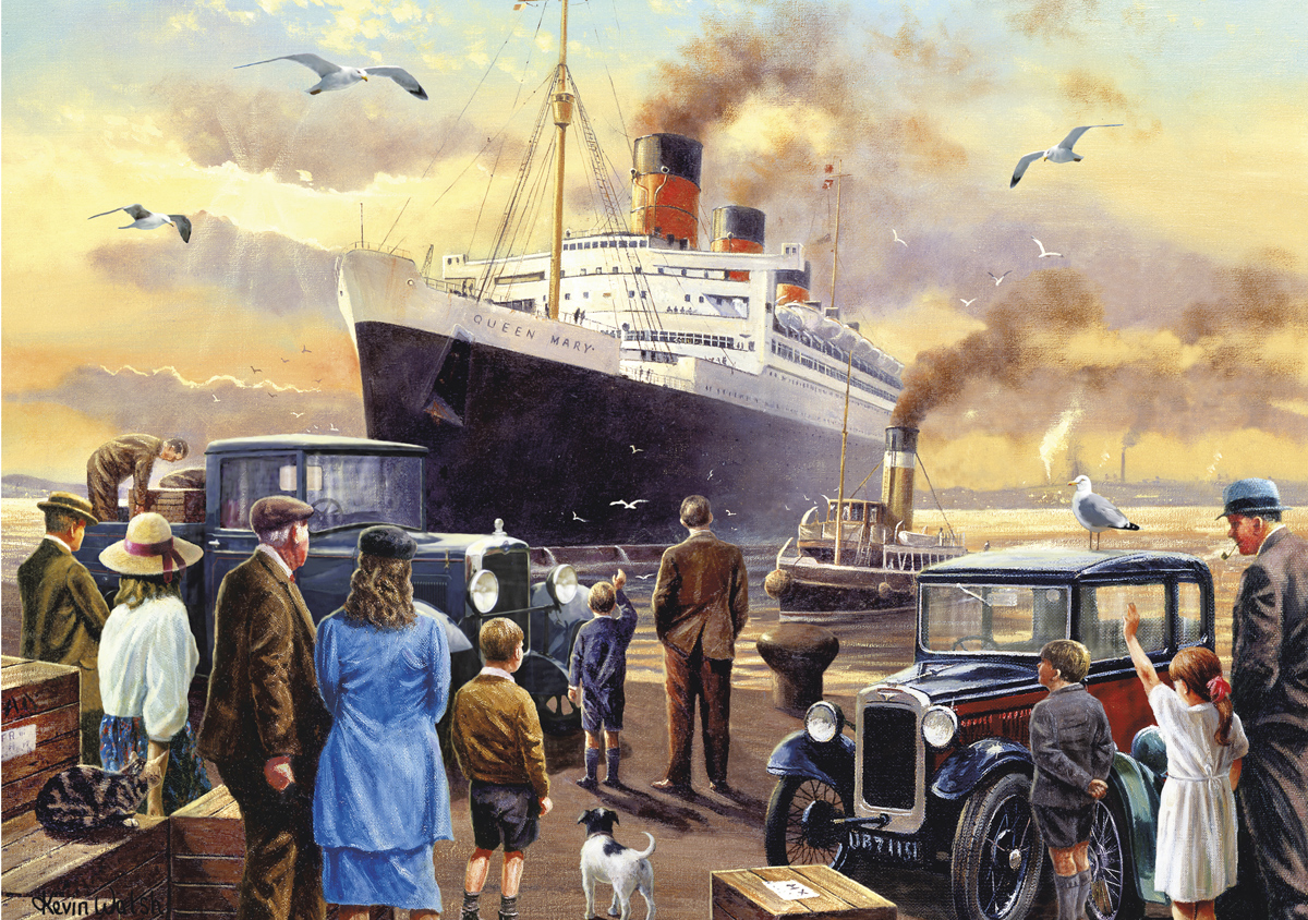 R.M.S Queen Mary Boat Jigsaw Puzzle