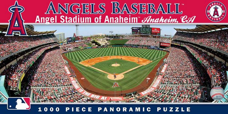 Angel Stadium Los Angeles Angels Baseball Ballpark Stadium Jigsaw