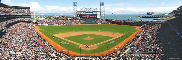 MasterPieces 91344: San Francisco Giants 1000pc Panoramic Puzzle