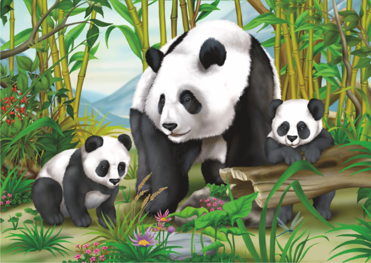 Panda Animals Jigsaw Puzzle