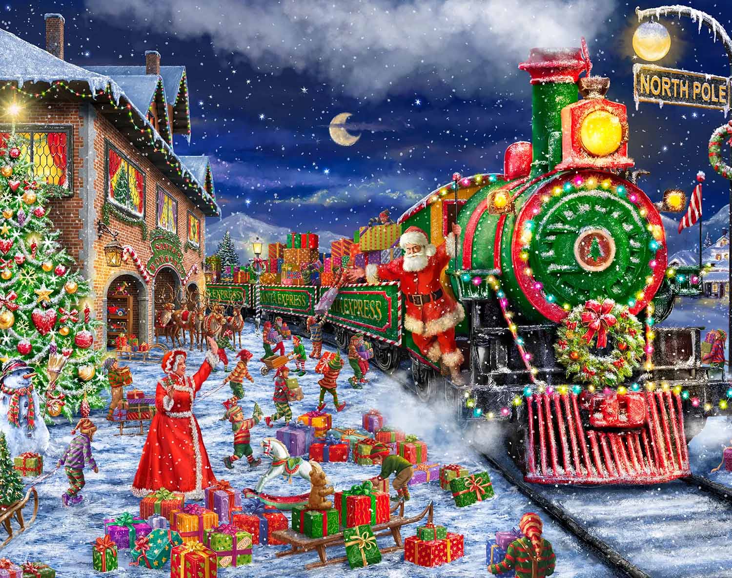 Santa Express Christmas Jigsaw Puzzle