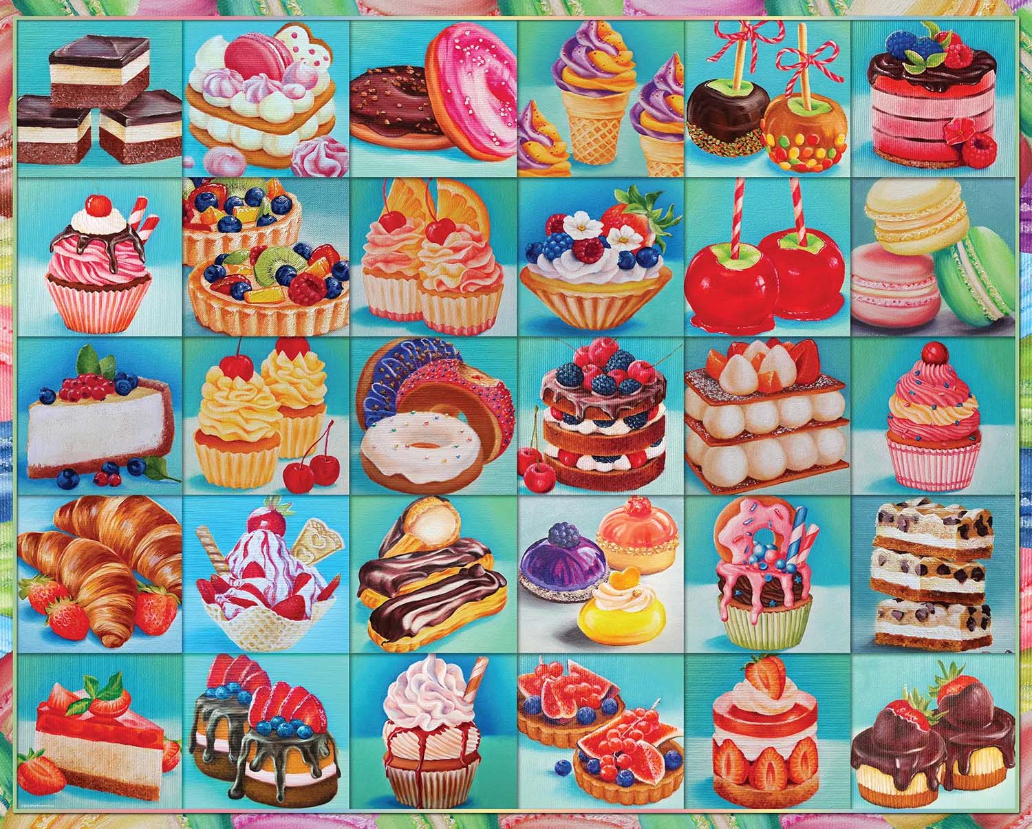 Sweets Collage Jigsaw Puzzle