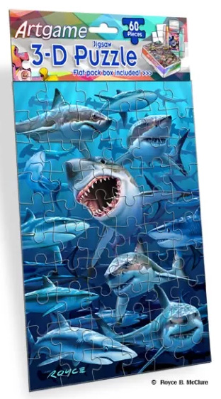 Sharks Mini Sea Life Jigsaw Puzzle