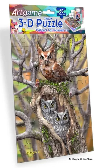 Owls Mini Birds Jigsaw Puzzle