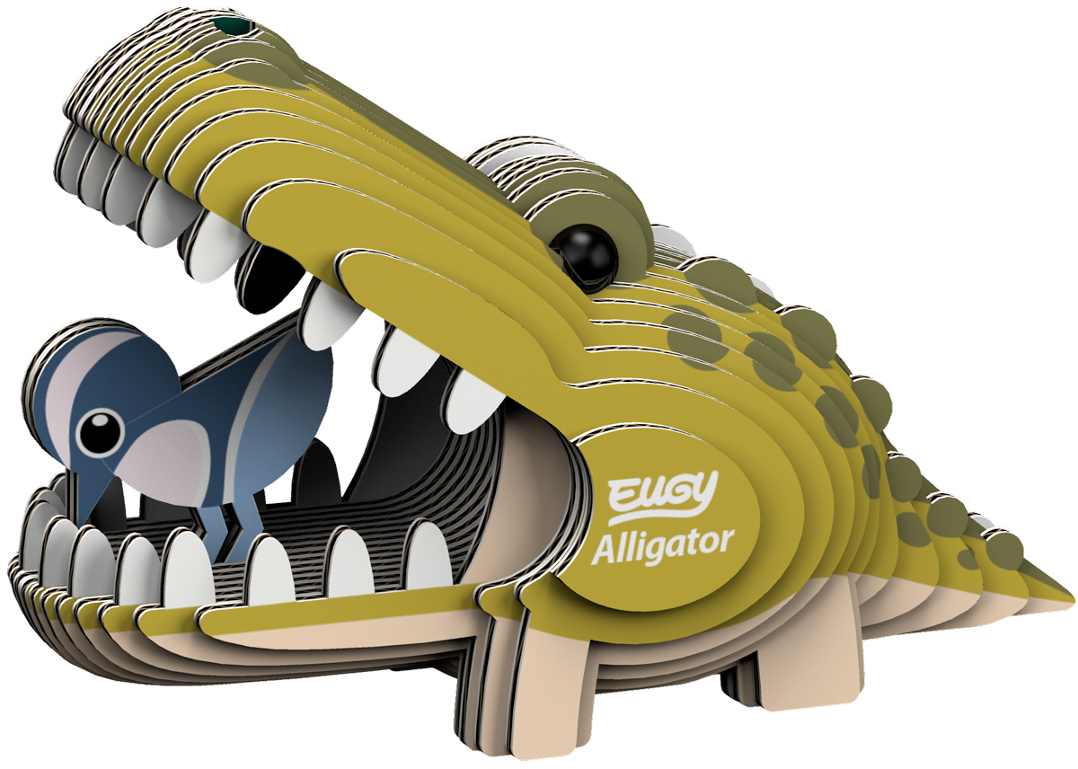 Alligator Eugy Reptile & Amphibian 3D Puzzle