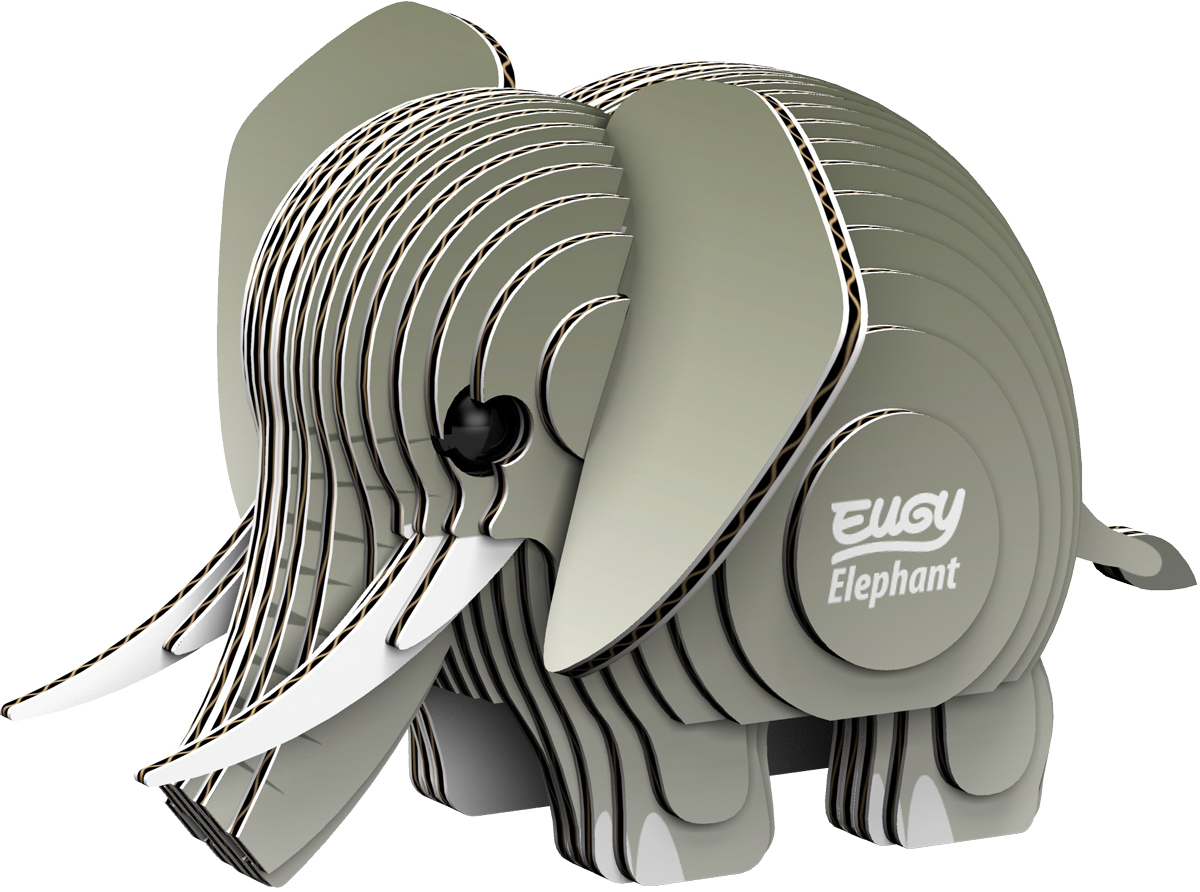 Elephant Eugy Elephant 3D Puzzle