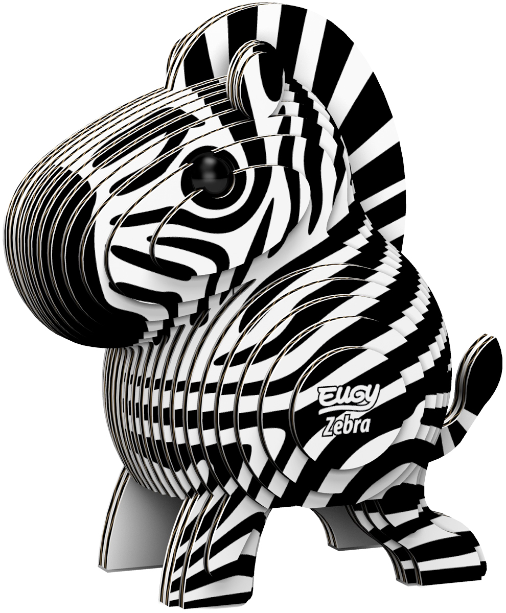 Zebra Eugy Animals 3D Puzzle