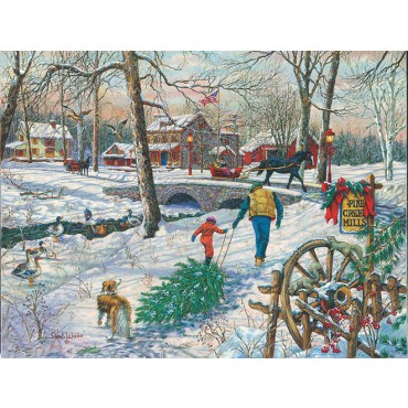 Pine Creek Mills - Scratch and Dent, 1000 Pieces, SunsOut | Puzzle ...