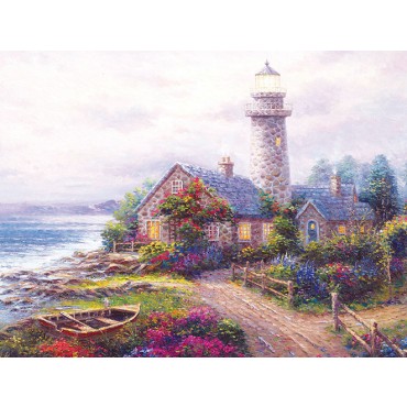 End of the Road - Scratch and Dent Lighthouse Jigsaw Puzzle