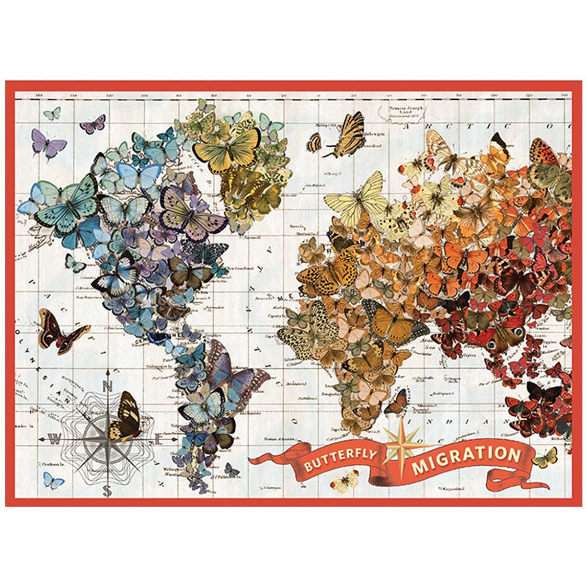 Butterfly Migration Butterflies and Insects Jigsaw Puzzle