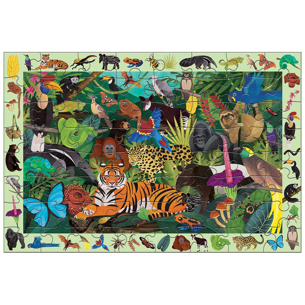 Rainforest Jungle Animals Jigsaw Puzzle