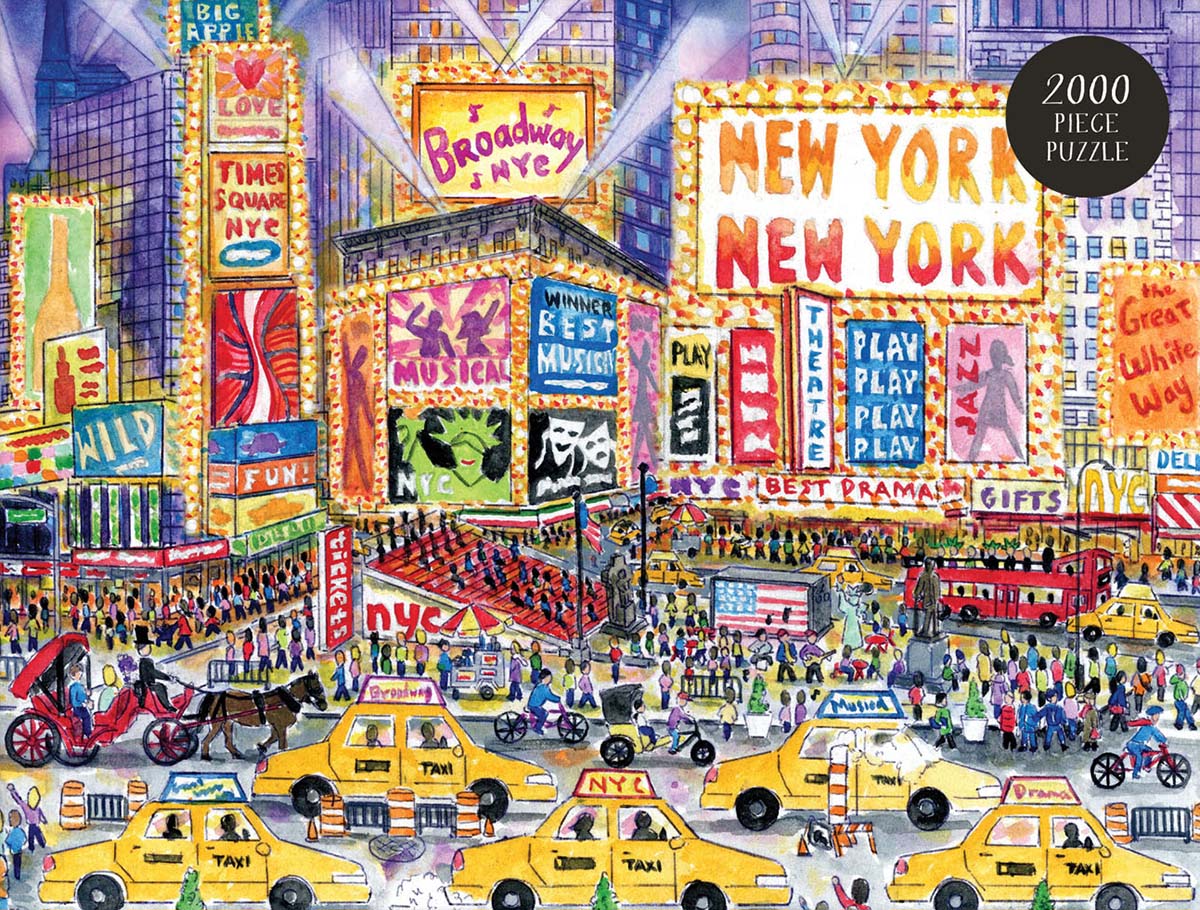 Great White Way - Michael Storrings New York Jigsaw Puzzle