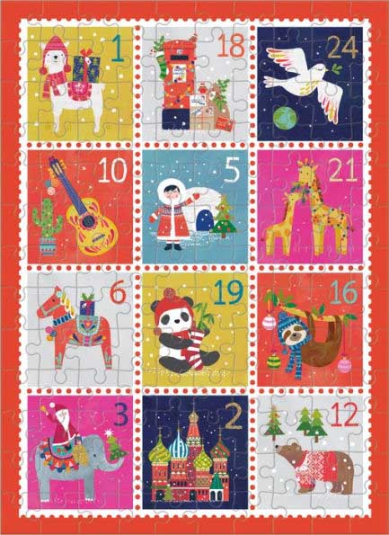 Holiday Stamps Mini Puzzle