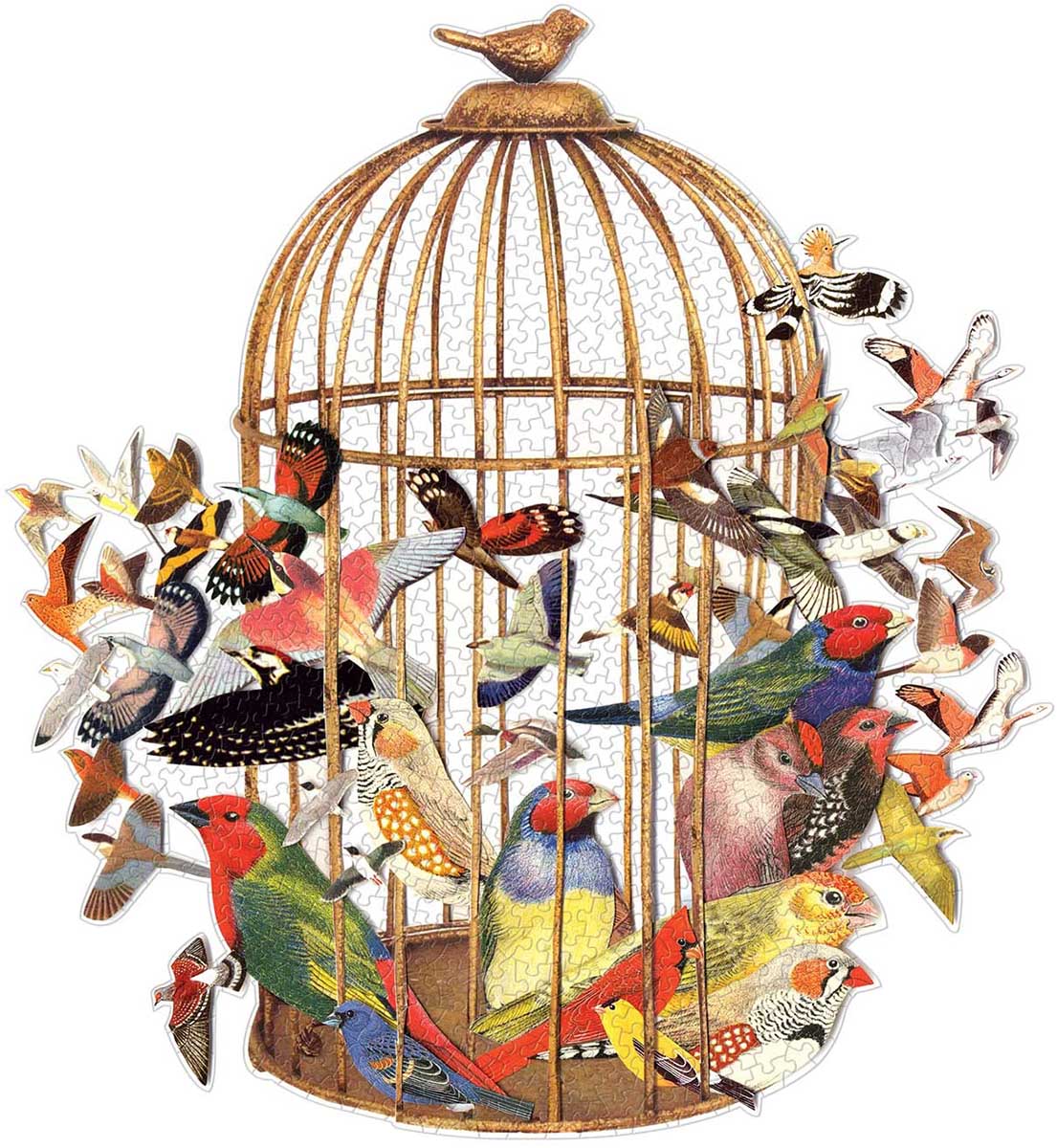 Bouquet of Birds - Scratch and Dent Birds Shaped Puzzle