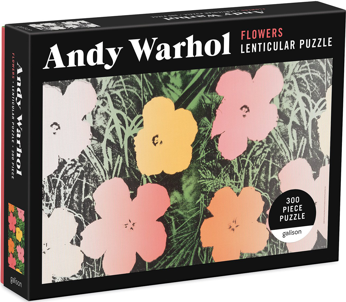 Andy Warhol Flowers Lenticular Puzzle Flower & Garden Jigsaw Puzzle