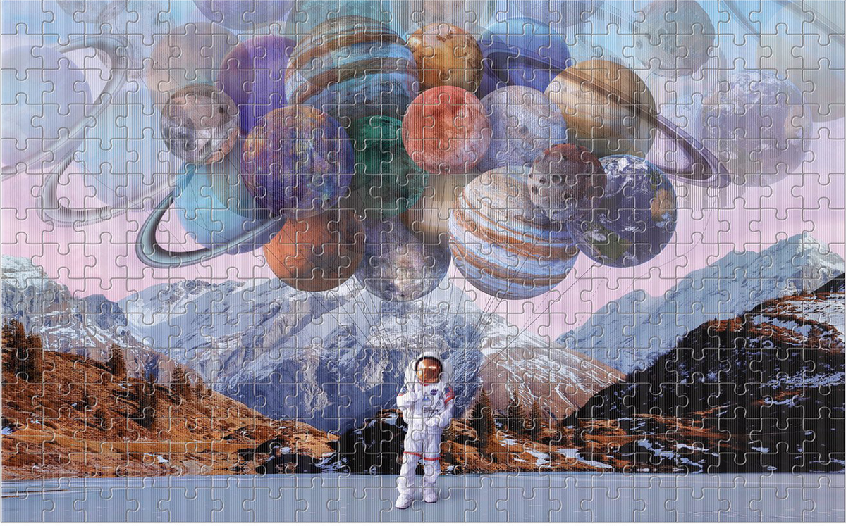 Space Bound Lenticular Puzzle Space Jigsaw Puzzle