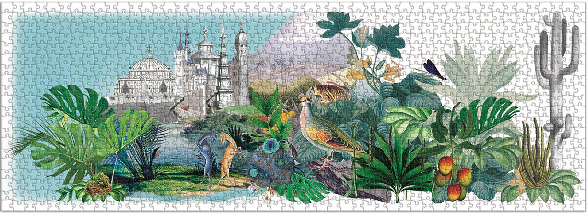 Christian Lacroix Heritage Collection Reverie 1000 Piece Panoramic Puzzle - Scratch and Dent Landscape Jigsaw Puzzle