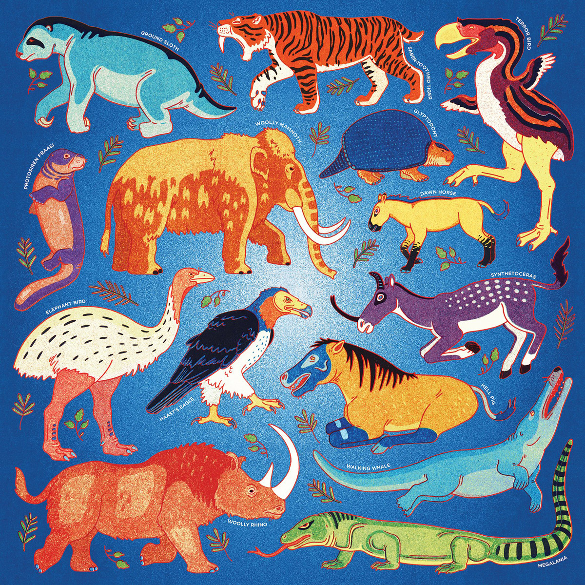 Prehistoric Kingdom Family Puzzle Animals Jigsaw Puzzle