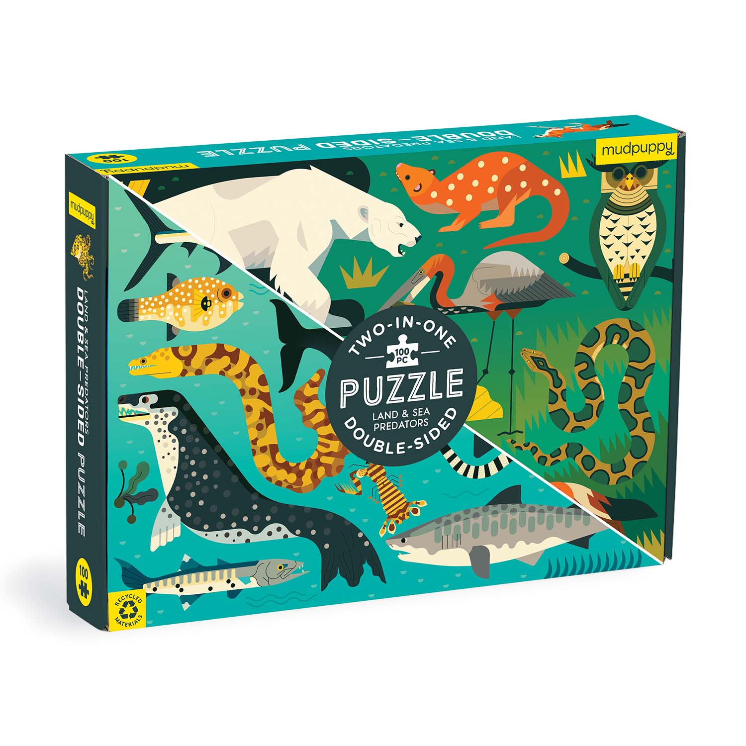 Land & Sea Predators Animals Jigsaw Puzzle