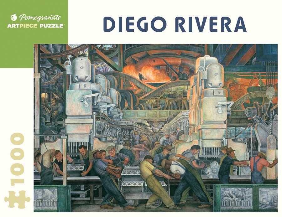 Diego Rivera Detroit Industry: North Wall Detail, 1933 - 1000 Piece Puzzle