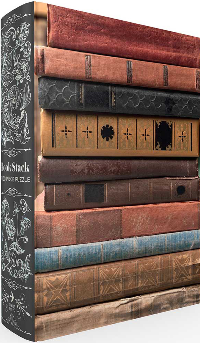 Book Stack Book Box Puzzle Books & Reading Jigsaw Puzzle