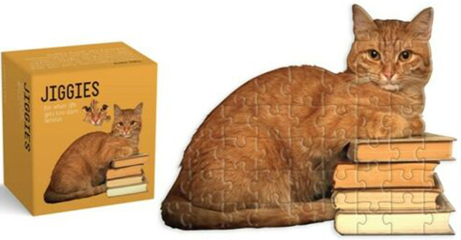 Jiggies Cat Reader Mini Cats Jigsaw Puzzle